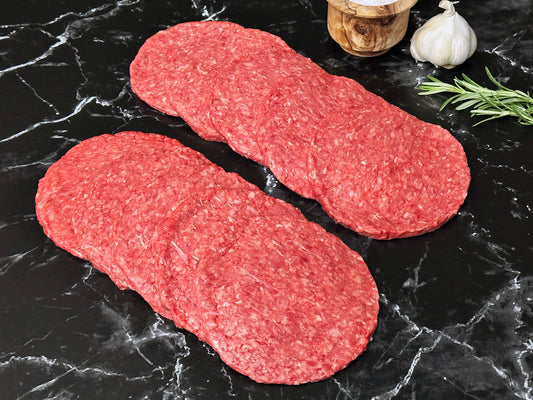 Halal Ground Beef Patties, Grass-fed